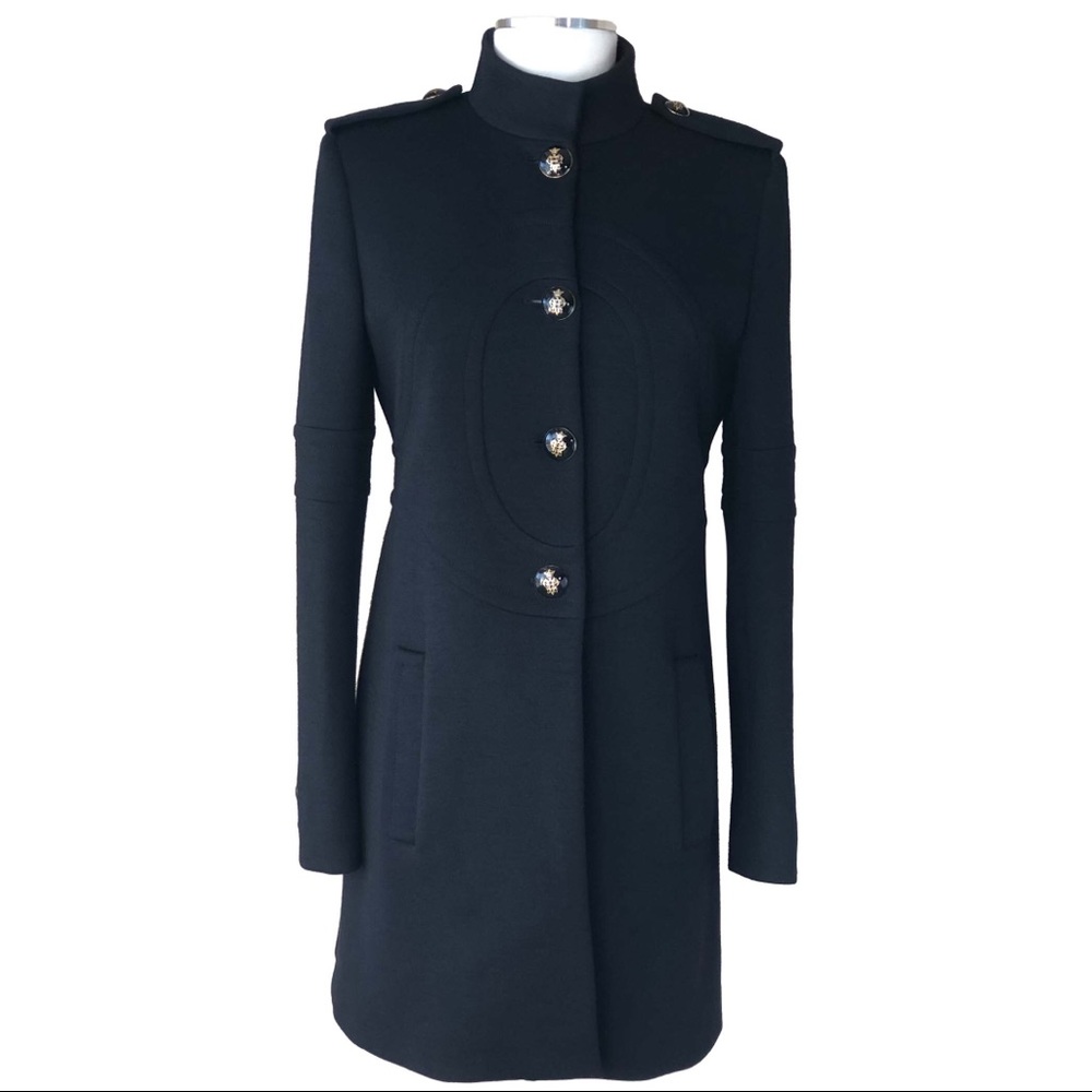 Pucci black coat runway jacket
